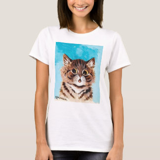 Vintag Cat Show Postcard Louis Wain Illustration T-Shirt
