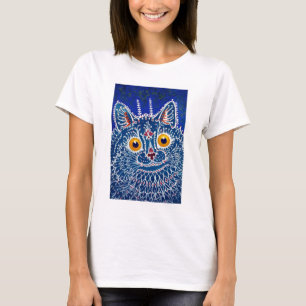 Vintag Cat Show Postcard Louis Wain Illustration T-Shirt