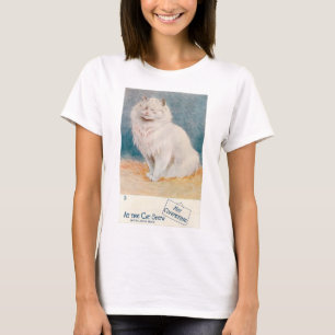 Vintag Cat Show Postcard Louis Wain Illustration T-Shirt