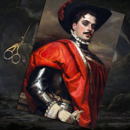 Vintag Cavalier Man Decoupage Tissue Paper Seidenpapier