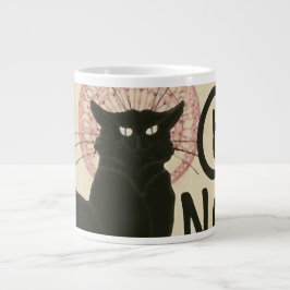 Vintag Ce Soir Le Chat Noir Poster Jumbo-Tasse