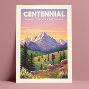 Vintag Centennial Colorado Postkarte