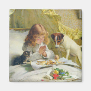 Vintag Charles Burton Barber Suspense Magnet