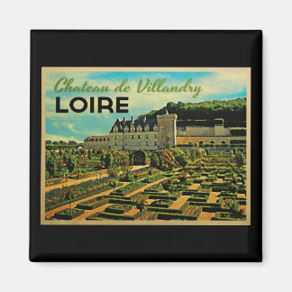 Vintag Chateau de Villandry Loire Magnet