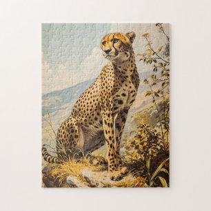 Vintag Cheetah Puzzle