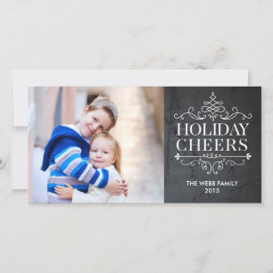 Vintag Chef 1 Foto Fotokarte Feiertagskarte