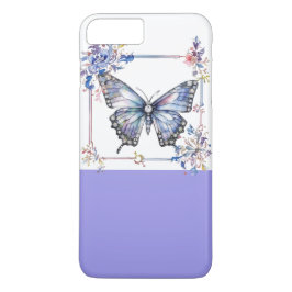 Vintag Chic Butterfly iPhone 8Plus/7 Case Lilac