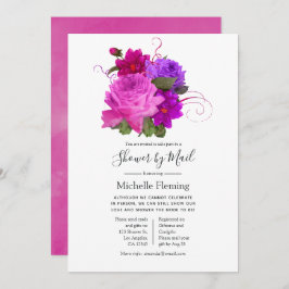 Vintag Chic Floral Baby oder Brautparty per Mail Einladung