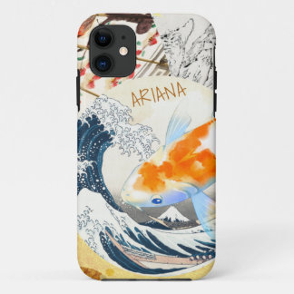 Vintag Chic Gold Koi Teich aus dem japanischen Mit Case-Mate iPhone Hülle