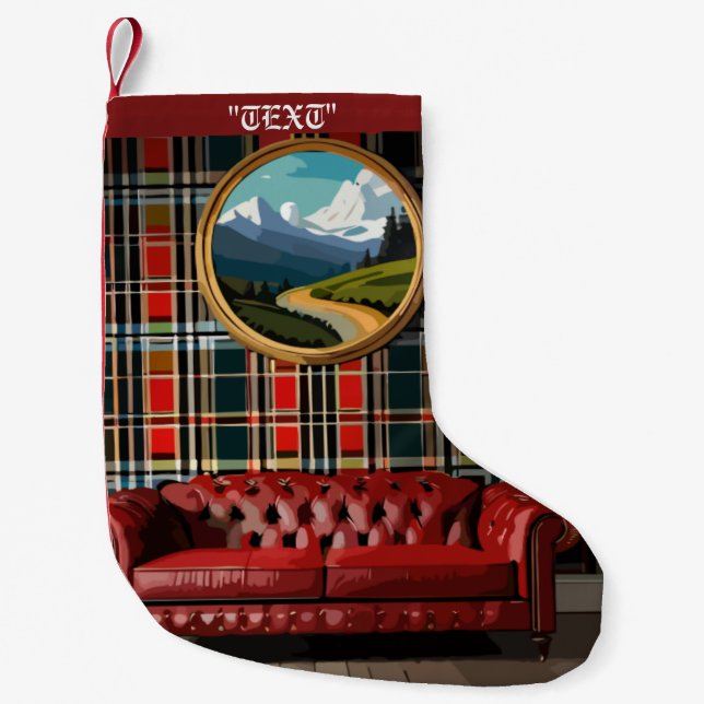 Vintag Chic Kleiner Weihnachtsstrumpf (Vorderseite)