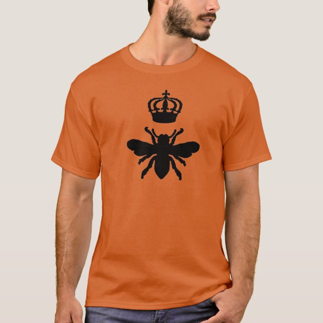 Vintag Chic Queen Bee Silhouette T-Shirt (Vorderseite)