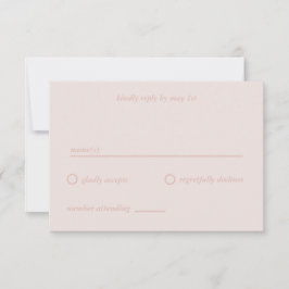 Vintag-Chic-Romantik-Altes Money Wedding RSVP Card Karte