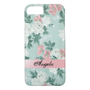 Vintag Chic Shabby Blume Personalisiert iPhone 8/7 Hülle