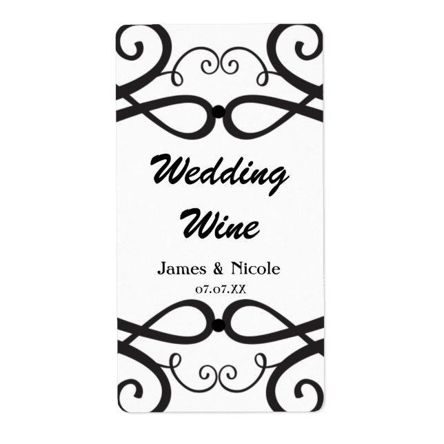 Vintag Chic Wine Black & White Classic (Vorne)