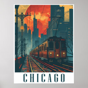 Vintag Chicago Poster