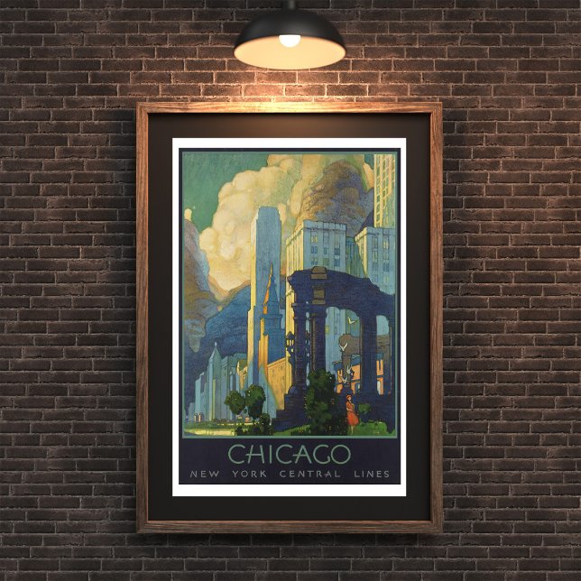 Vintag Chicago Travel Poster (Von Creator hochgeladen)