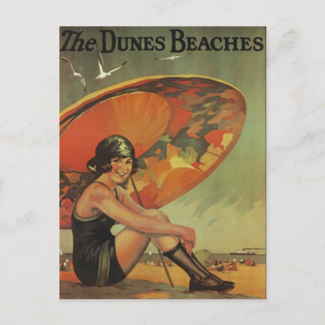 Vintag Chicago, USA - Postkarte (Vorderseite)