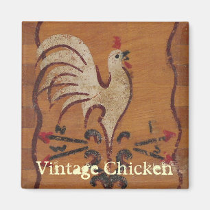 Vintag Chicken Magnet