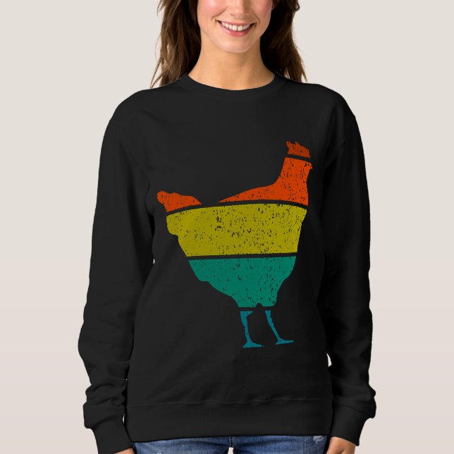 Vintag Chicken Mama Sweatshirt (Vorderseite)
