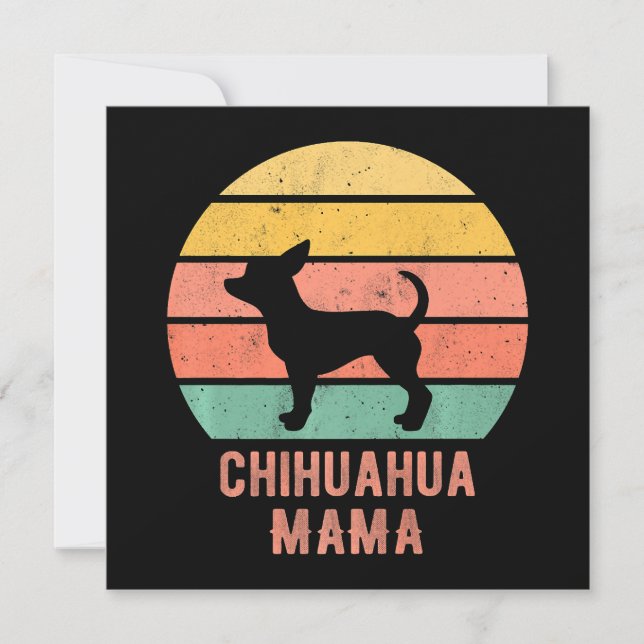 Vintag Chihuahua Dog Mama Dog Lover (Vorderseite)