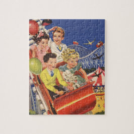 Vintag Children Balloons Dog Roller Untersetzer Ri Puzzle