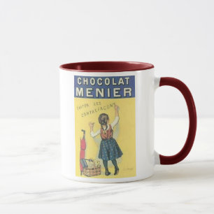 Vintag Chocolate Menier Ad Tasse