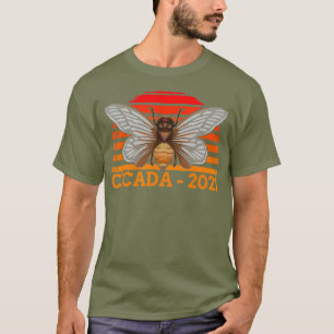 Vintag Cicadas Brood X Eastern usa 2021 Insekt T-Shirt