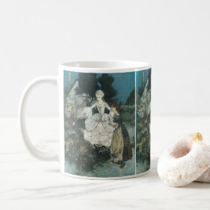 Vintag Cinderella Fairy Godmutter von Edmund Dulac Kaffeetasse