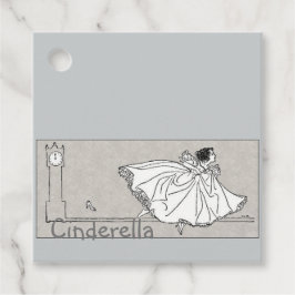 Vintag Cinderella Favor Tags Geschenkanhänger