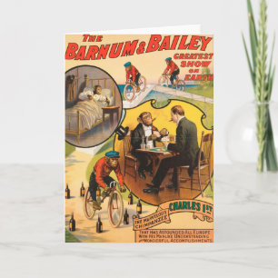 Vintag: Circus Barnum & Bailey - Karte