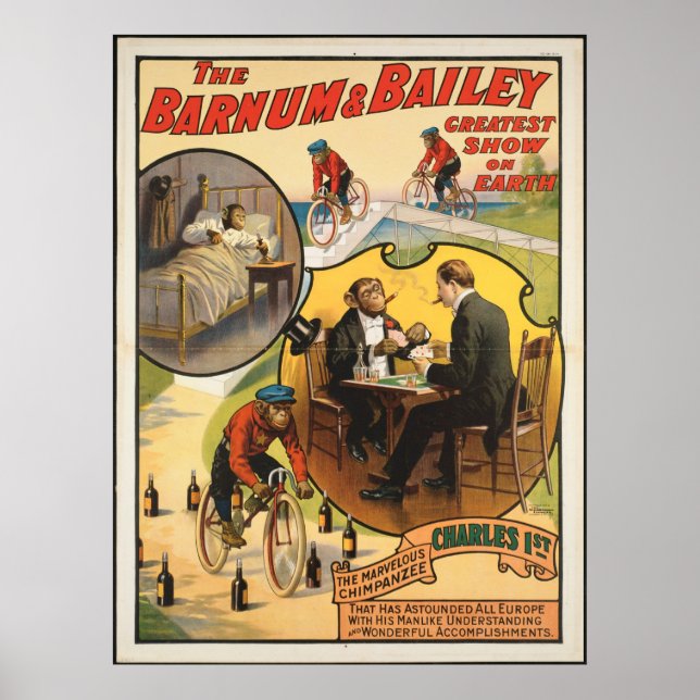 Vintag: Circus Barnum & Bailey - Poster (Vorne)