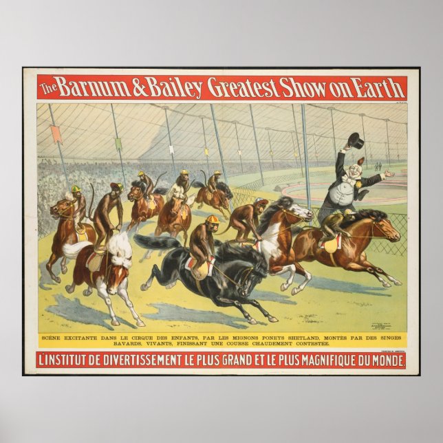 Vintag: Circus Barnum & Bailey - Poster (Vorne)