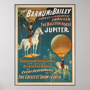 Vintag: Circus Barnum & Bailey - Poster