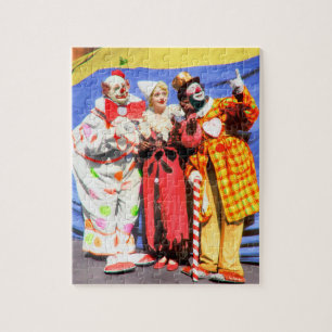 Vintag Circus Clown Puzzle
