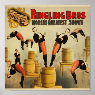 Vintag Circus Sideshow Poster