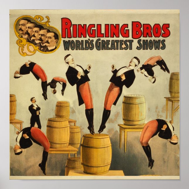 Vintag Circus Sideshow Poster (Vorne)