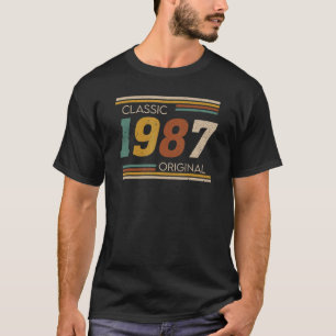 Vintag Classic 1987 Original 35 Jahre alt 35. T-Shirt