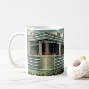 Vintag Classic 50er Retro Restaurant Pelican Diner Kaffeetasse
