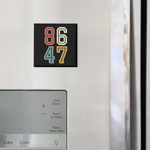 Vintag Classic 86 47 Anti Trump 2024 Impeach Magnet