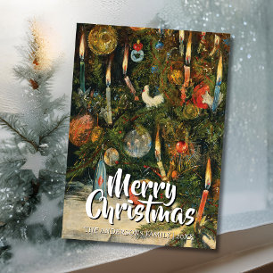 Vintag Classic Frory Christmas Tree Willmann Feiertagskarte