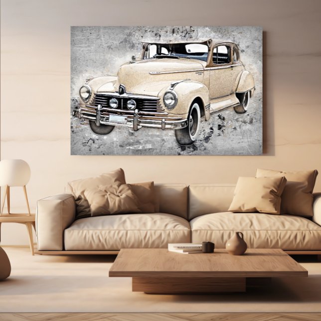 Vintag Classic Hudson Commodore Car Poster (Von Creator hochgeladen)