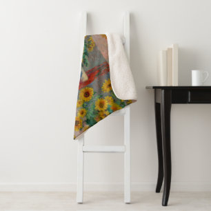 Vintag Claude Monet Bouquet Sherpadecke