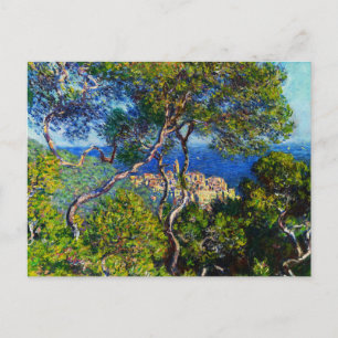 Vintag Claude Monets Bordighera Postkarte