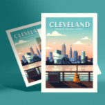 Vintag Cleveland Ohio Postkarte<br><div class="desc">Vintag Cleveland Ohio</div>