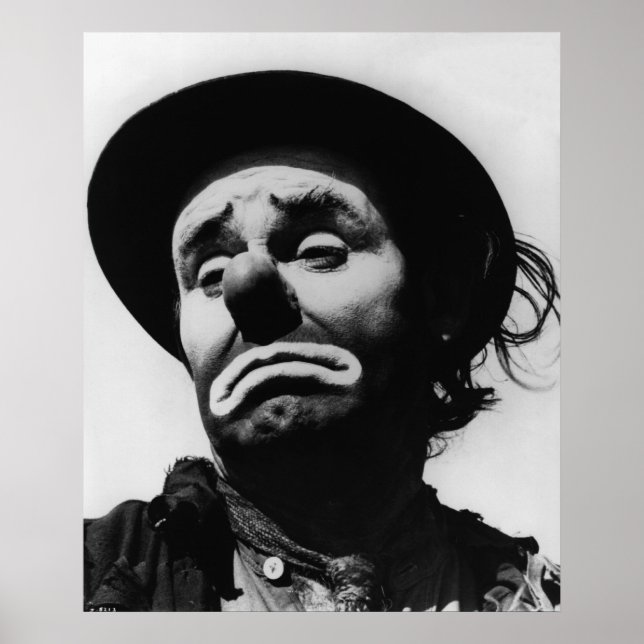 Vintag Clown Poster (Vorne)