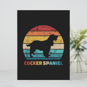 Vintag Cocker Spaniel   Geschenk Cocker Spaniel Lo