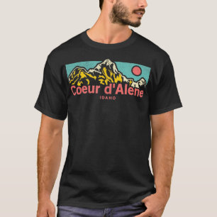 Vintag Coeur Alene Idaho Outr Graphic T-Shirt