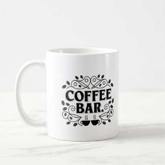 "Vintag Coffee Bar Sign Design" Kaffeetasse