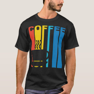 Vintag Coffee Graphic Kaffeetrinker anwesend T-Shirt