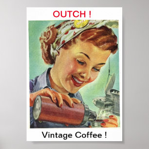 Vintag-Coffee-Image-Poster Poster